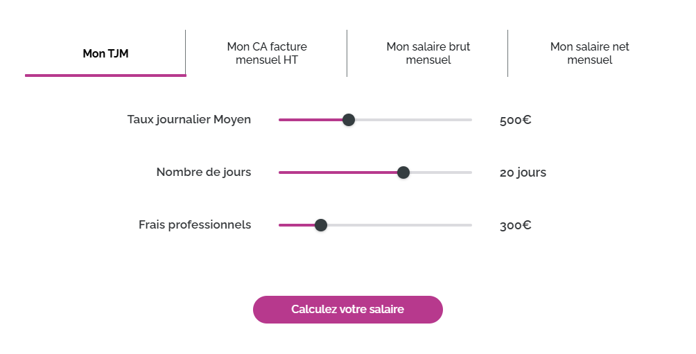 Simulation de salaire en portage salarial chez 2i Portage